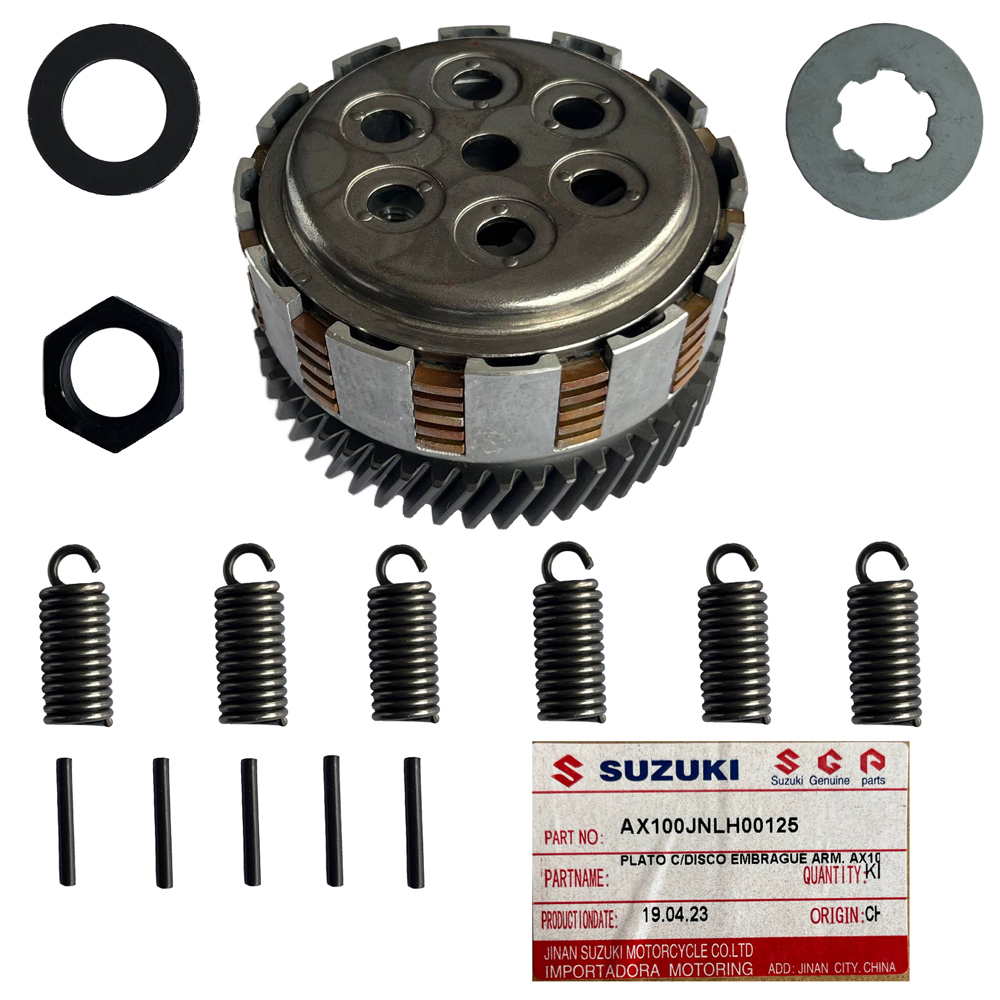 Campana Plato Araña Plato Interno Disco Embrague Separador Resorte Suzuki Ax100 Jnlh00125