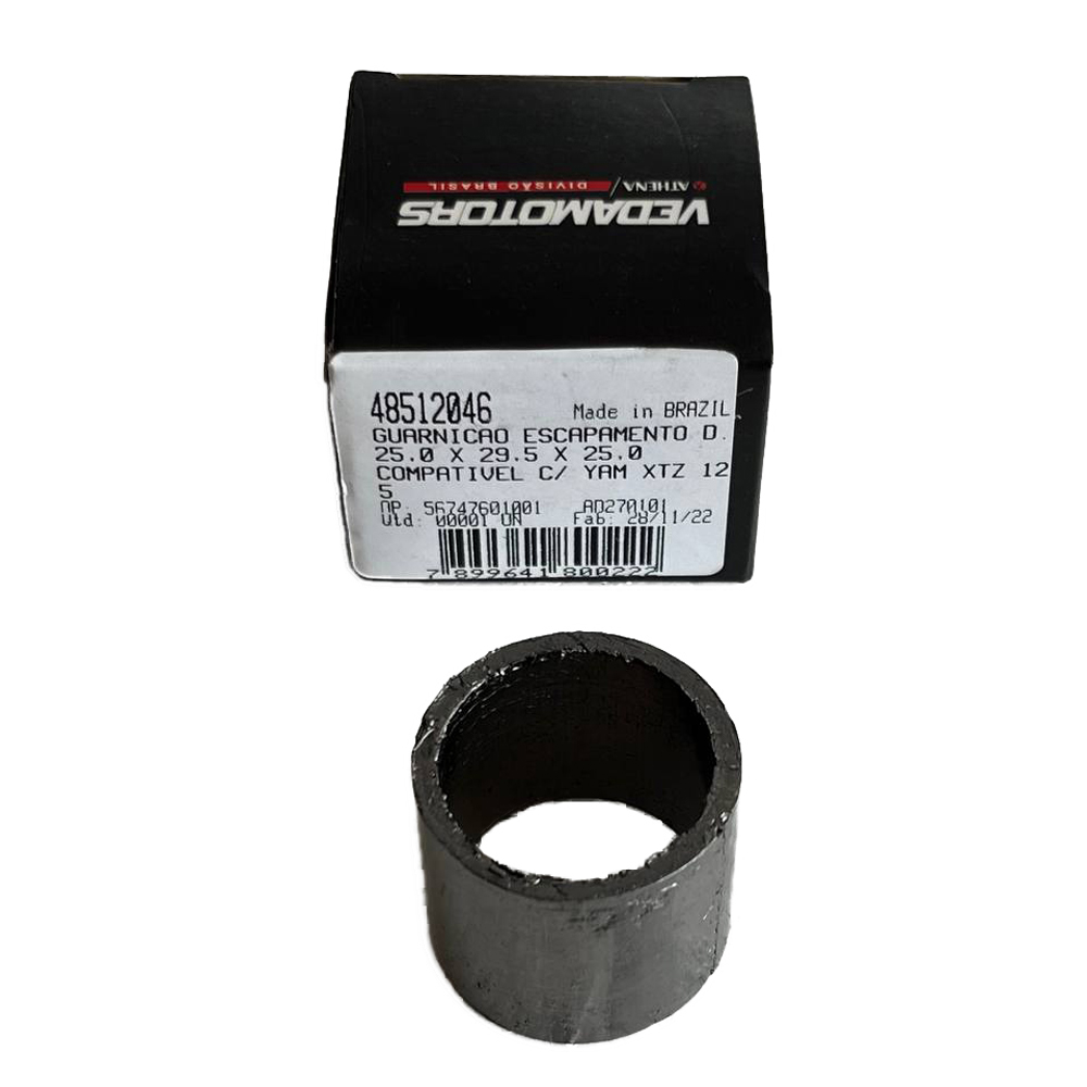 Conector Escape Exosto Yamaha Xtz125 25X29,5X25 Vedamotos