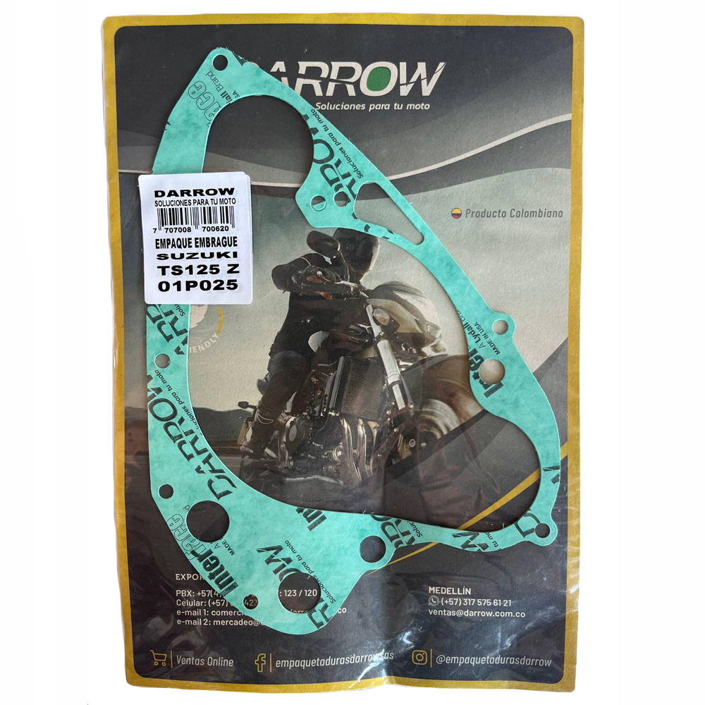 Empaque Tapa Embrague Clutch Suzuki Ts125 Darrow
