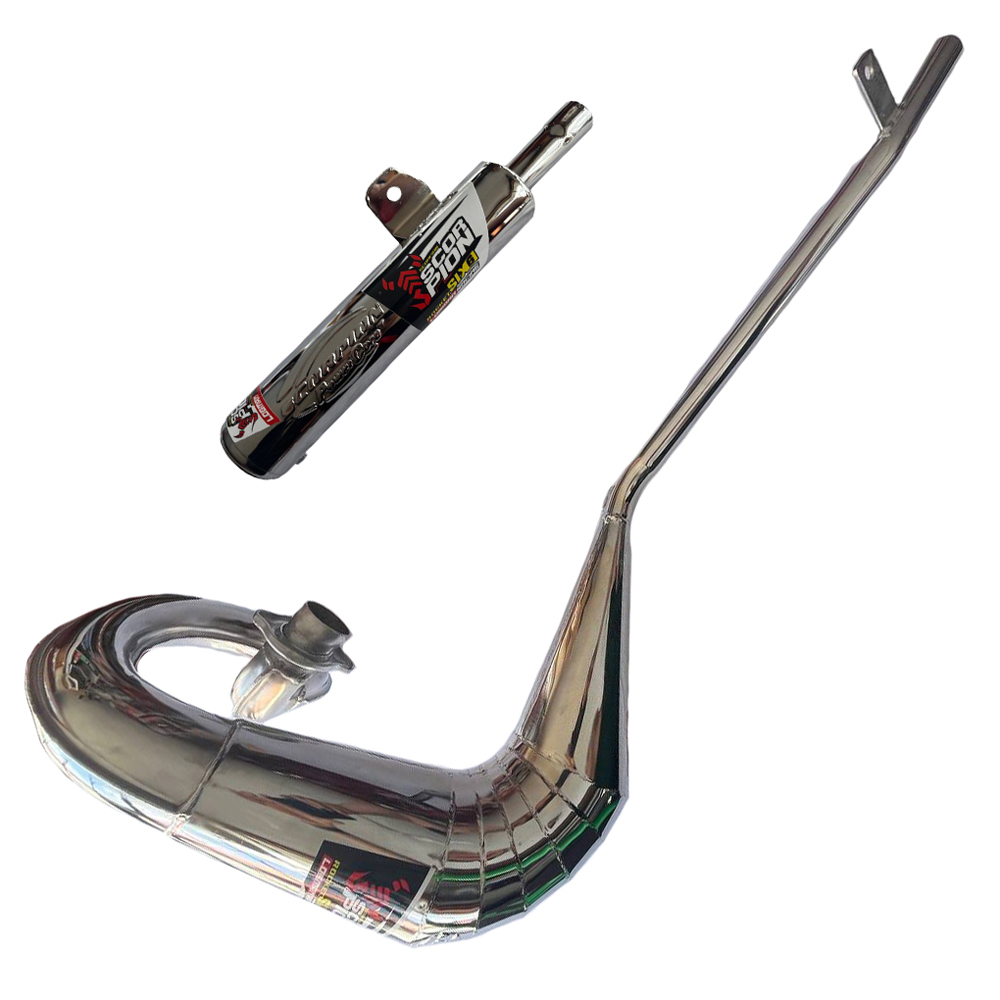Escape Silenciador Suzuki Ts185 Escorpion Cromado