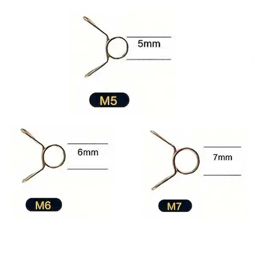 Clip Abrazadera Seguro Manguera Combustible 6 5 Mm Yamaha Dtk125 Dtk175 Calimatic Dte Trail Rx100 Rx115 Rx125 Rx135 Suzuki Ts125 Ts185 Ax100 Gixxer Dr200 Honda Tornado Xr250