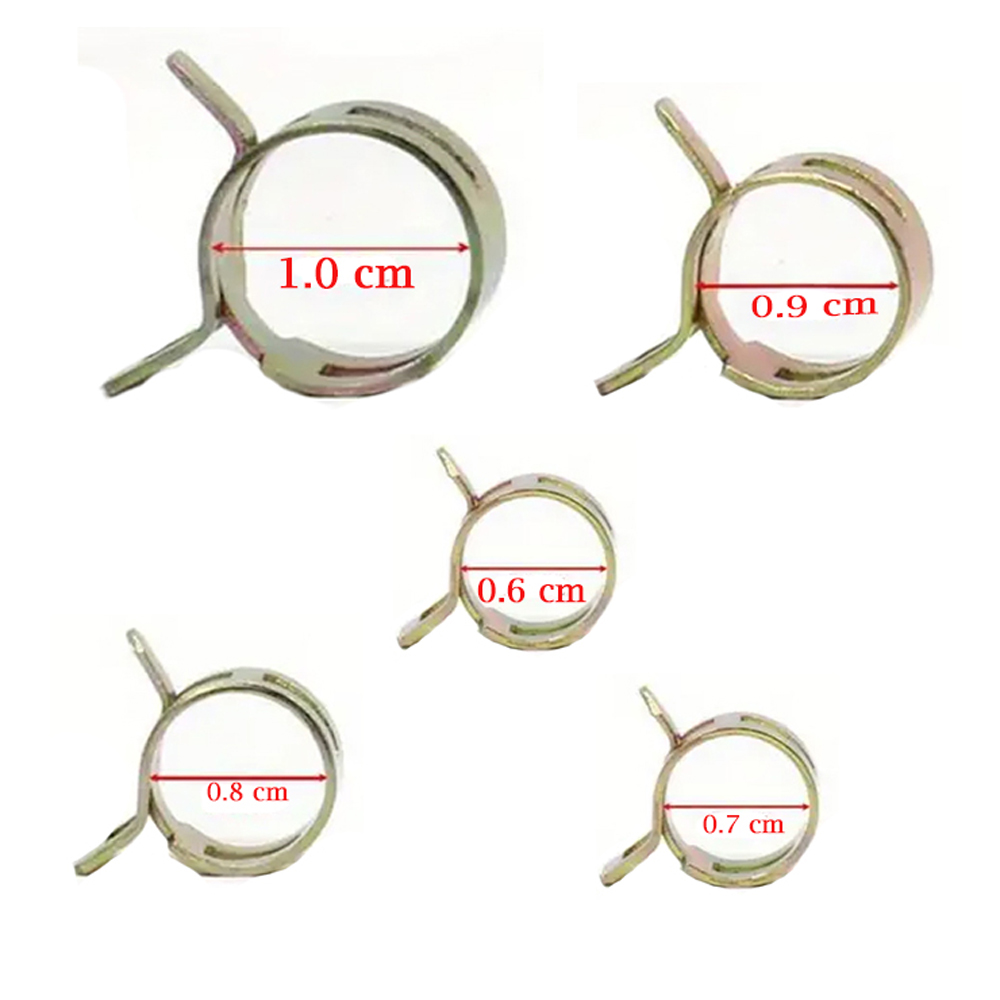 Abrazadera Seguro Manguera Combustible 10 9 8 7 6 Mm Yamaha Dtk125 Dtk175 Calimatic Dte Trail Rx100 Rx115 Rx125 Rx135 Suzuki Ts125 Ts185 Ax100 Gixxer Dr200 Honda Tornado Xr250