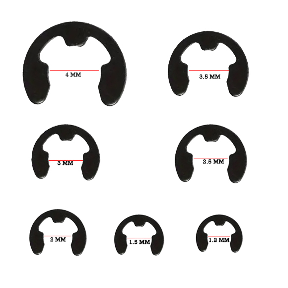 Anillo Arandela Seguro Retencion Para Eje 4 3,5 3 2,5 2 1,5 1,2 Mm Yamaha Dtk125 Dtk175 Calimatic Dte Trail Rx100 Rx115 Rx125 Rx135 Suzuki Ts125 Ts185 Ax100 Gixxer Dr200 Honda Tornado Xr251
