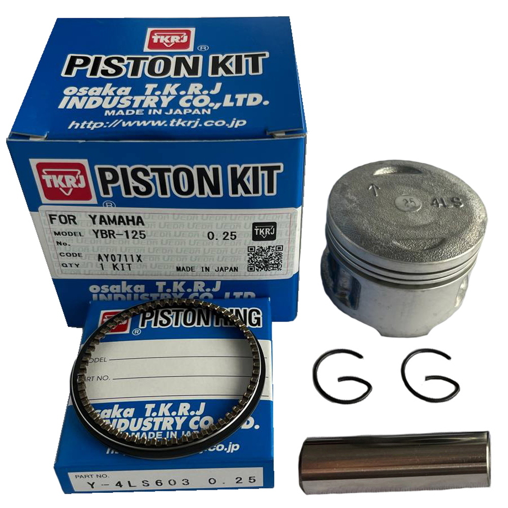 Piston Kit Yamaha Yb125 Ybr125 Xtz125 + 0,25 Japon