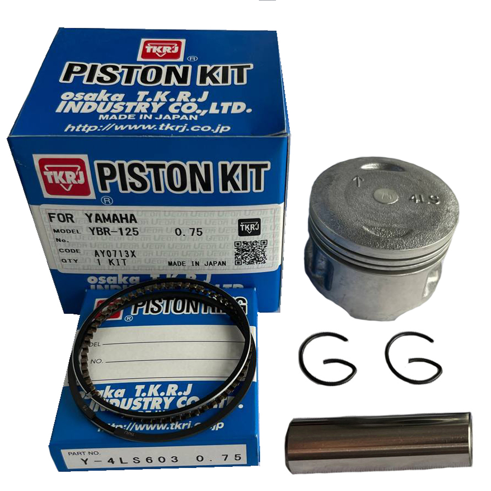 Piston Kit Yamaha Yb125 Ybr125 Xtz125 + 0,75 Japon