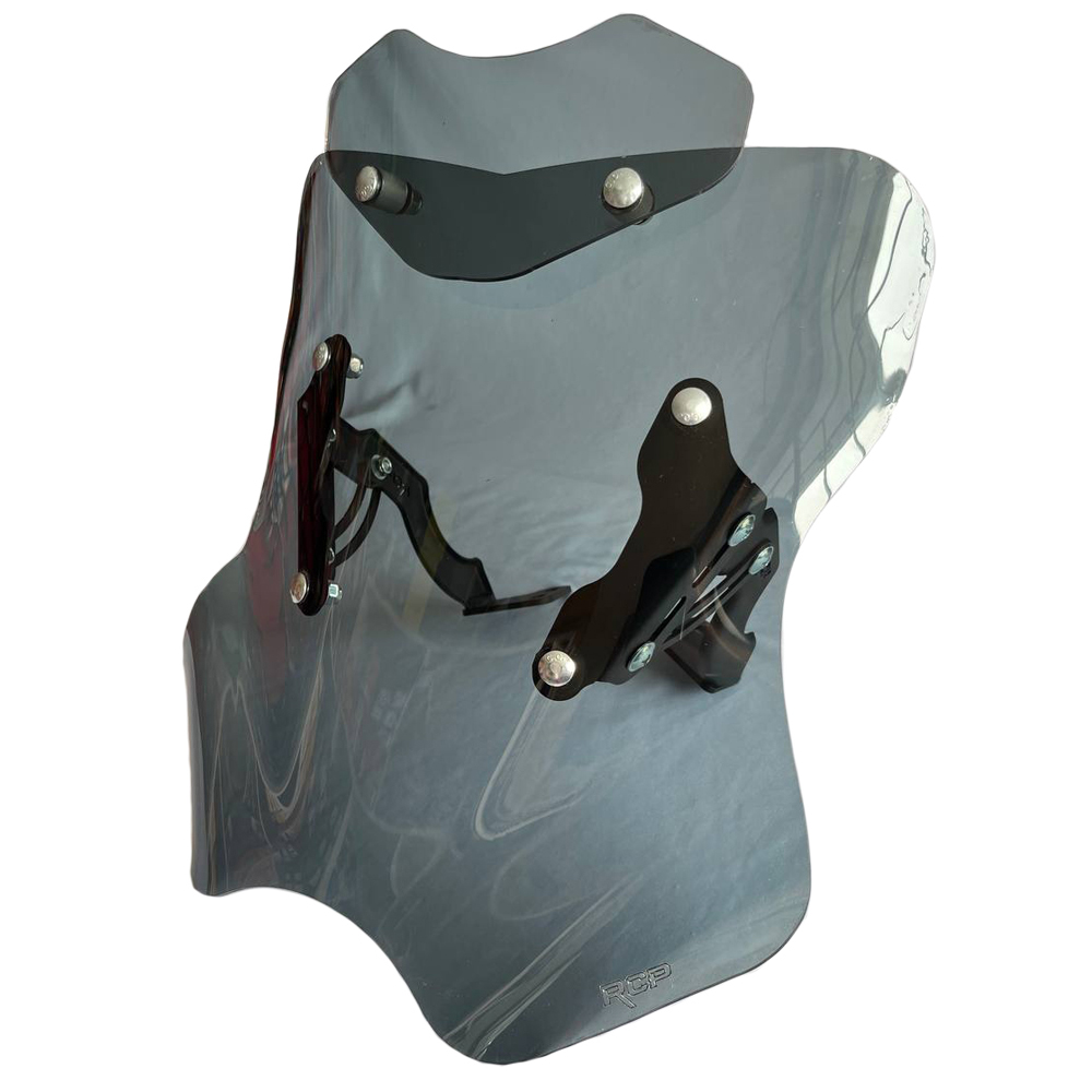 Parabrisa Con Base Universal Faro Redondo Sukida Motor Uno Loncin Pulsar Factory Igm Ranger Shineray