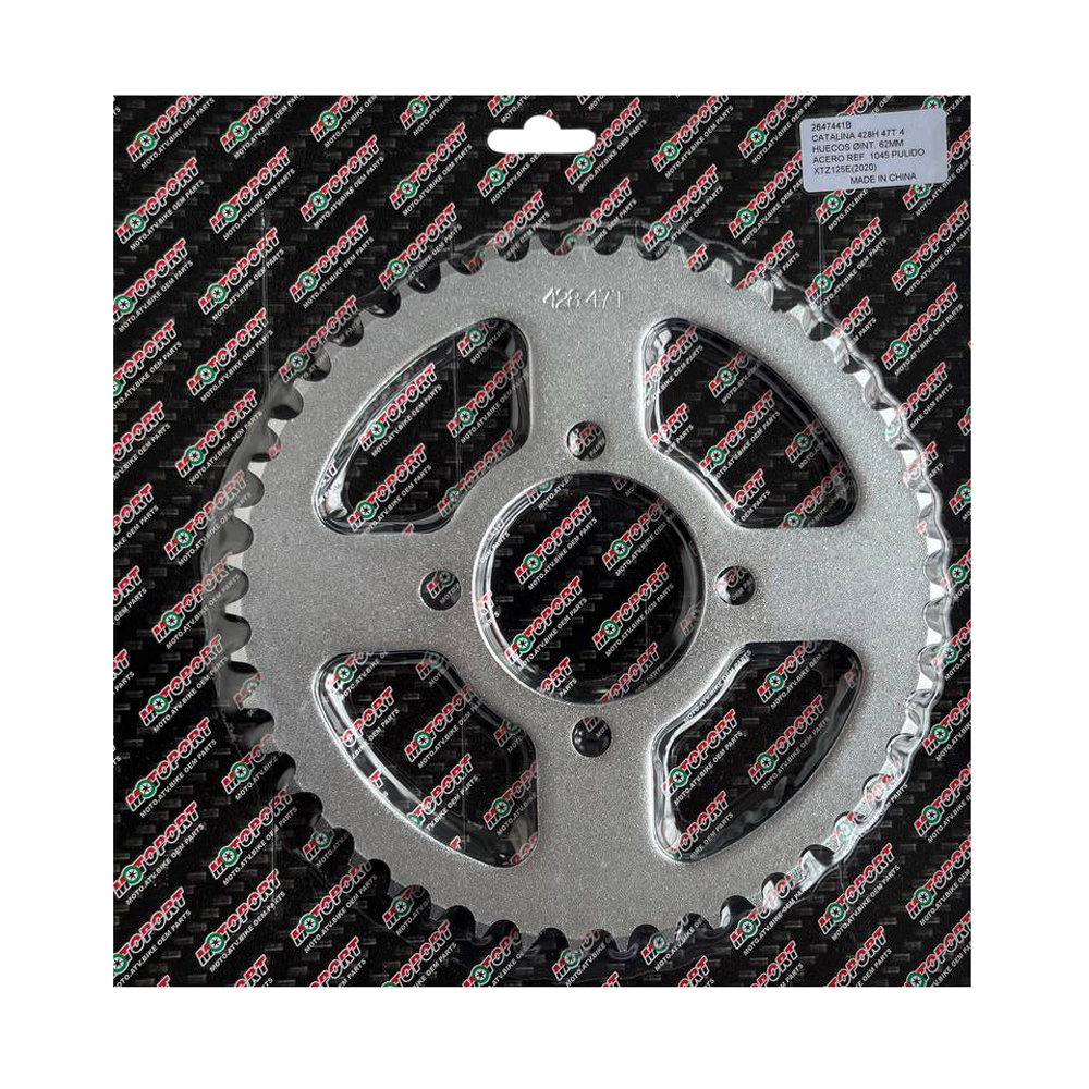 Catalina 428H 47 Dientes 4H Yamaha Dtk Xtz125 Motoport
