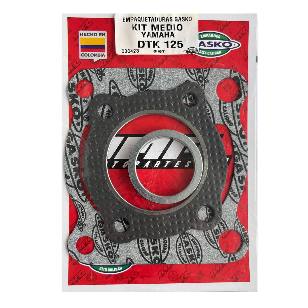 Empaque Medio Cilindro Cabezote Fuego Yamaha Dtk125 Gasko