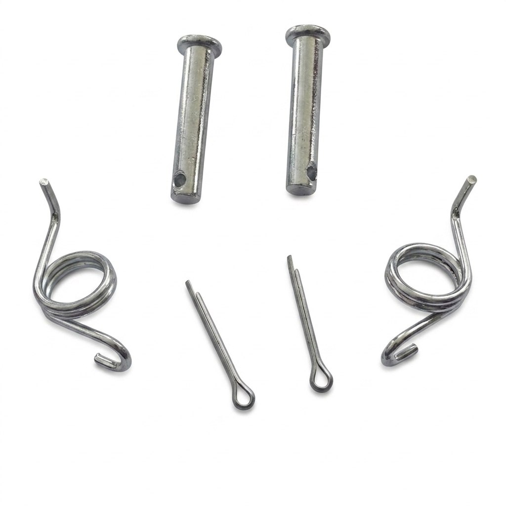 Resorte Y Pasador Estribo  Reposapie Delantero Universal Yamaha Dtk125 Dtk175 Calimatic Dte Suzuki Ts125 Ts185 Dr200 Honda Tornado Xr250 Crf230