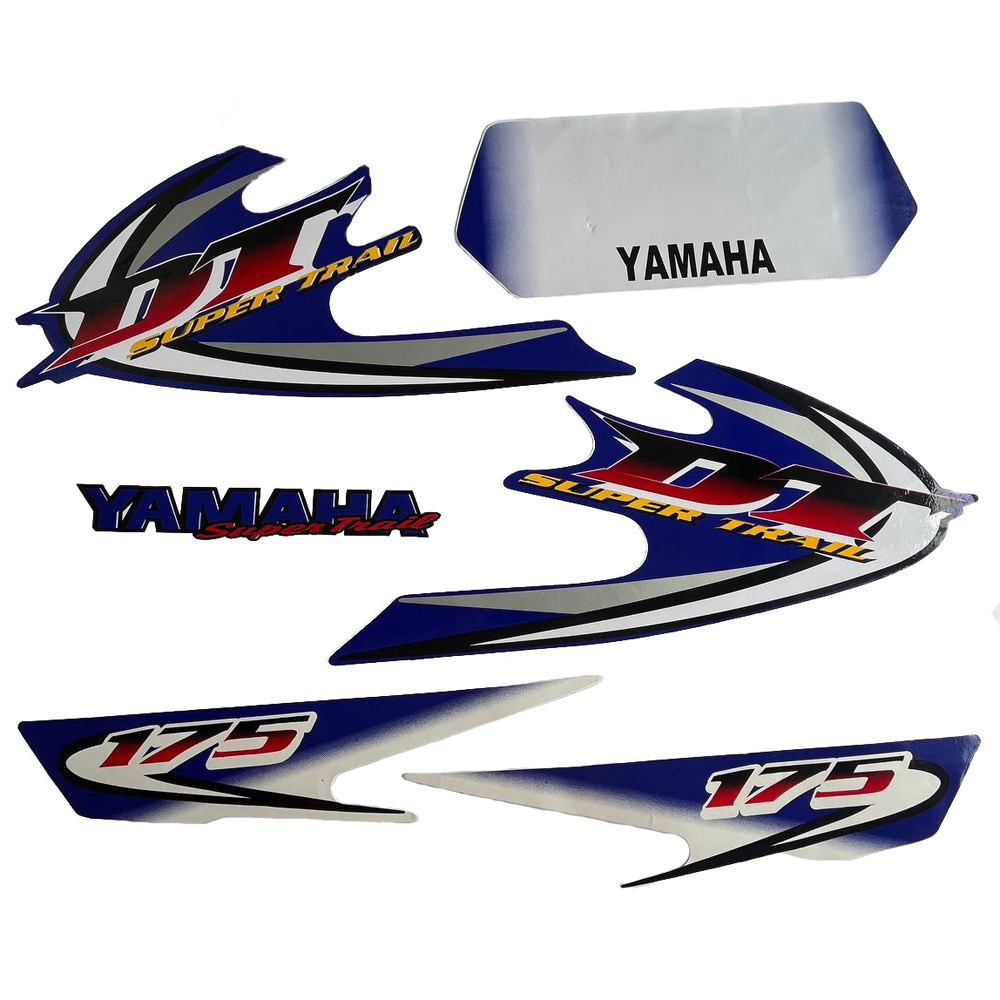 Calcomania Yamaha Dtk175 Modelo 2004 Super Trail Economico