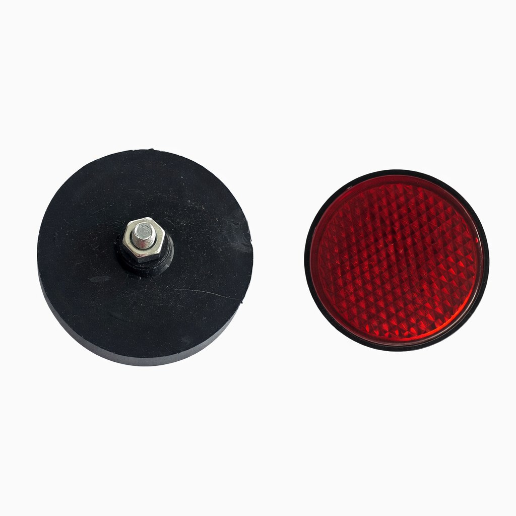 Reflectivo Seguridad Redondo 6Mm Rojo Yamaha Dtk Strong