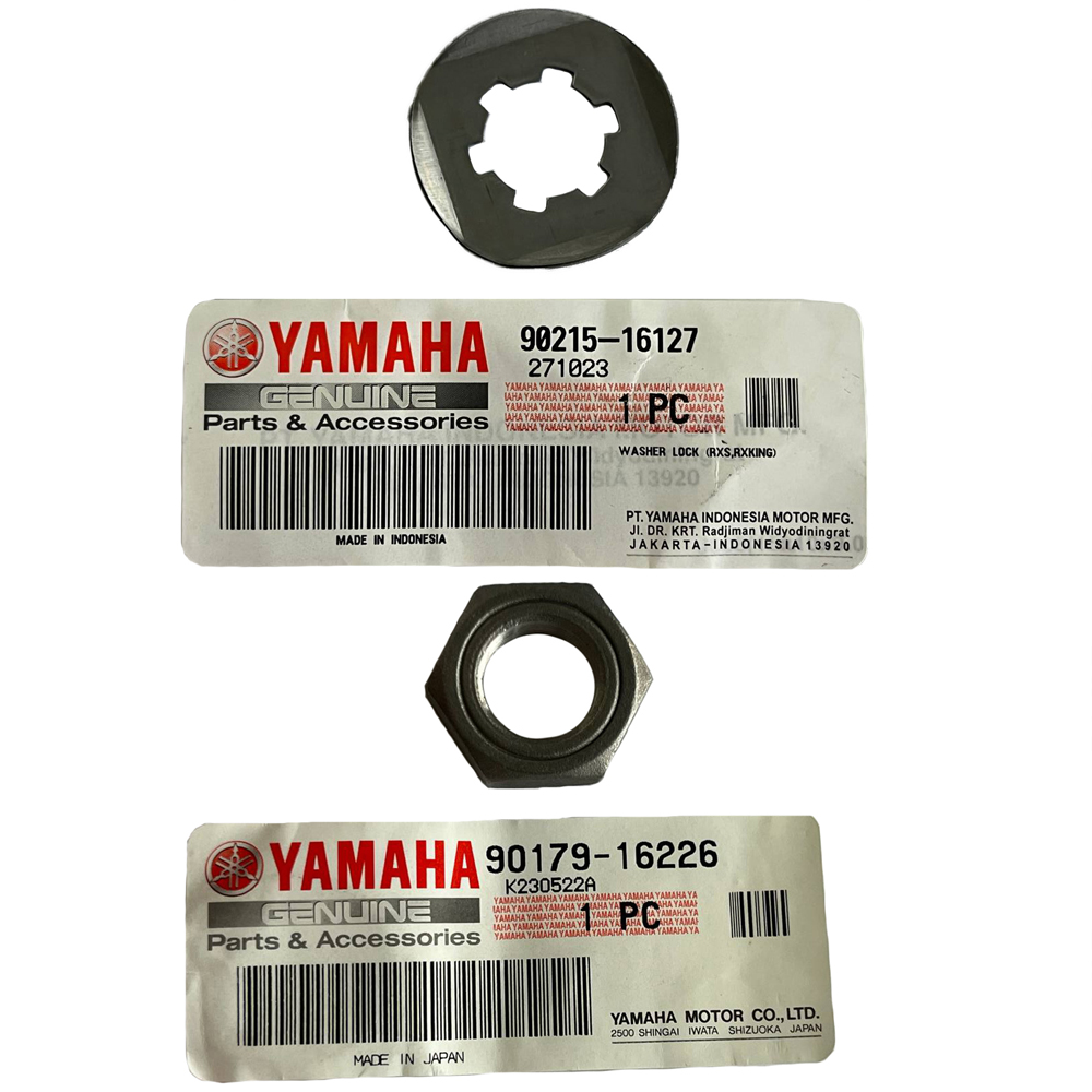 Arandela Seguro Tuerca Piñon Motriz Yamaha Dte Calimatic Trail Dtk Rx100 Rx115 Rx125 Rx135 90215-16127 90179-16226 Yamaha Filipinas