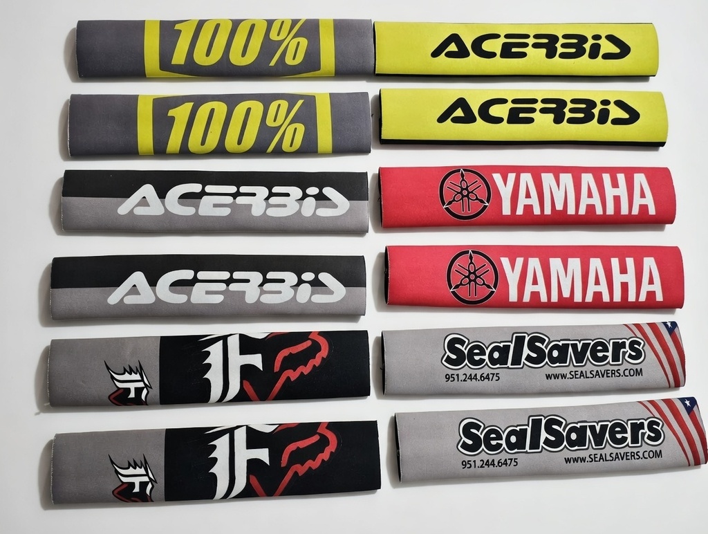 Protector Barras Sealsavers 26 Cm Largo X 12 Cm Diametro Yamaha Dtk Dte Calimatic Rx100 Rx115 Rx125 Rx135 Suzuki Ts125 Ts185 Ax100 Dr200 Honda Tornado Xr250