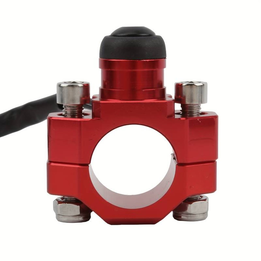 Boton Interruptor De Arrnaque De Aluminio Rojo Universal Yamaha Dtk Dte Calimatic Rx100 Rx115 Rx125 Rx135 Suzuki Ts125 Ts185 Ax100 Dr200 Honda Tornado Xr250