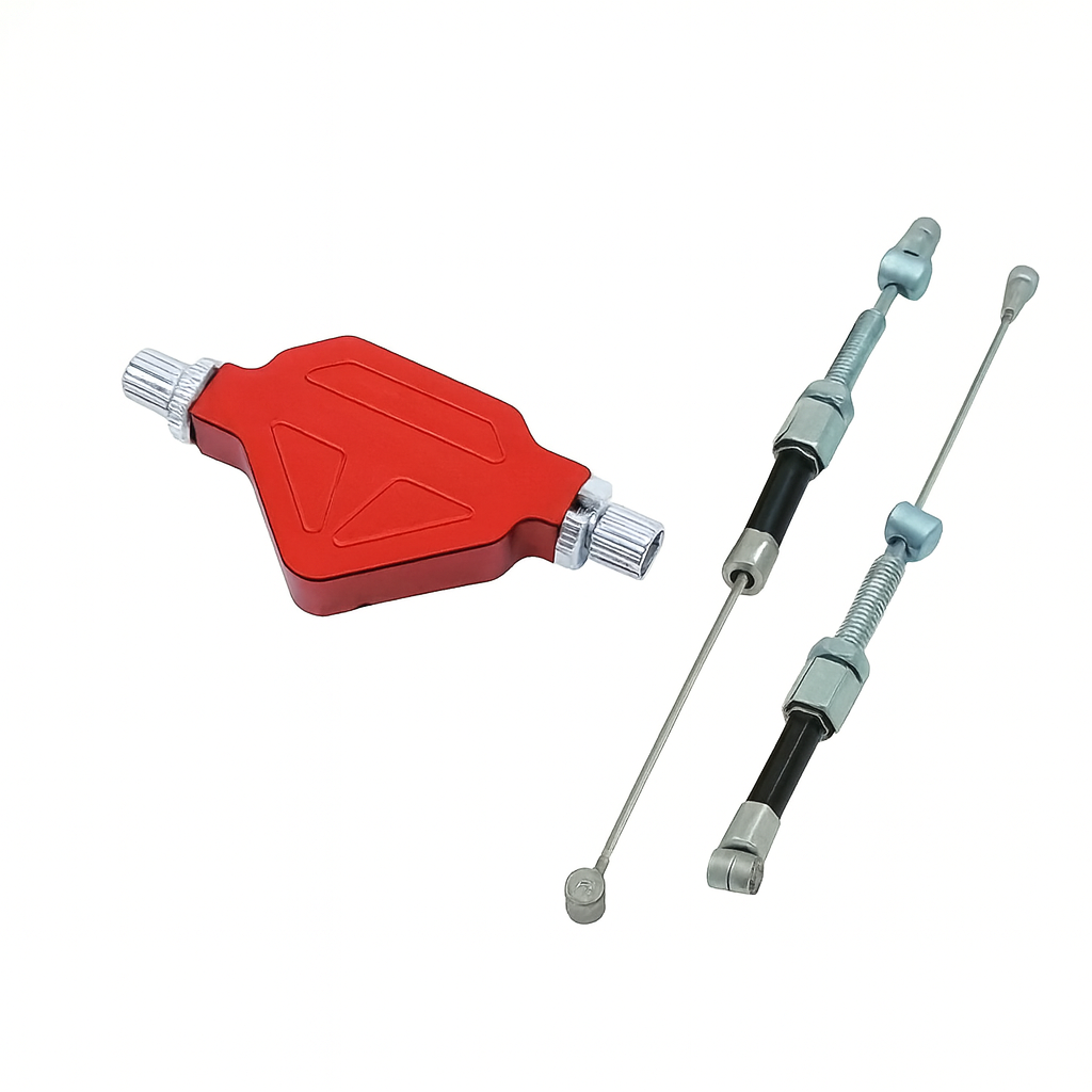 Suavizador Cable Embregue Universal Rojo Yamaha Dtk Dte Calimatic Rx100 Rx115 Rx125 Rx135 Suzuki Ts125 Ts185 Ax100 Dr200 Honda Tornado Xr250