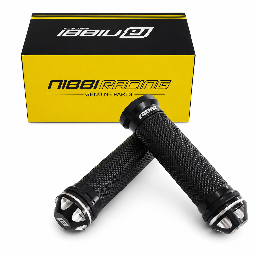 Manillar Grips Puños Aluminio Plateado Yamaha Dtk125 Dtk175 Dte Calimatic Trail Xtz125 Ybr125 Yb125 Rx100 Rx115 Suzuki Ax100 Ax4 Gixxer Ts125 Ts185 Dr200 Honda Xl200 Xr250 Tornado Xr190 Factory