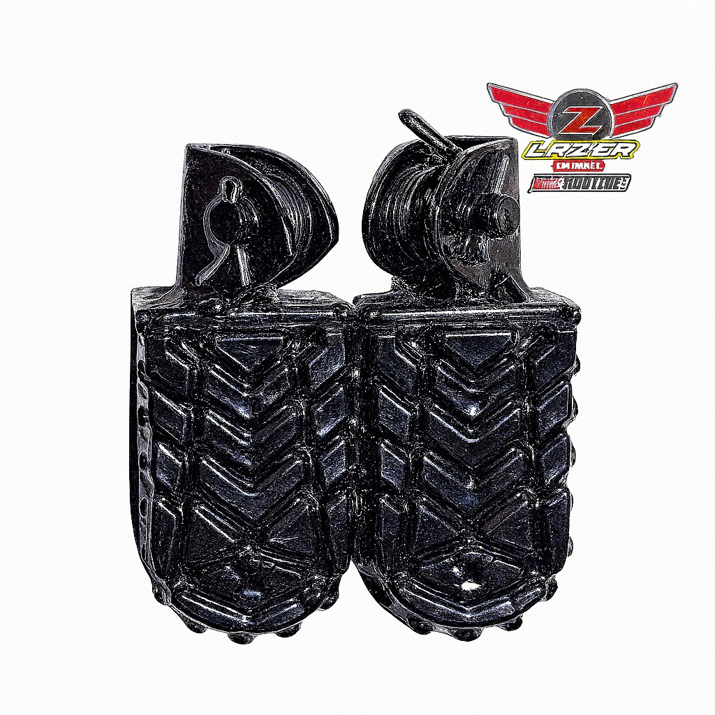 Estribo Reposapie Delantero Universal Racer Yamaha Dtk125 Dtk175 Calimatic Dte Suzuki Ts125 Ts185 Dr200 Honda Tornado Xr250