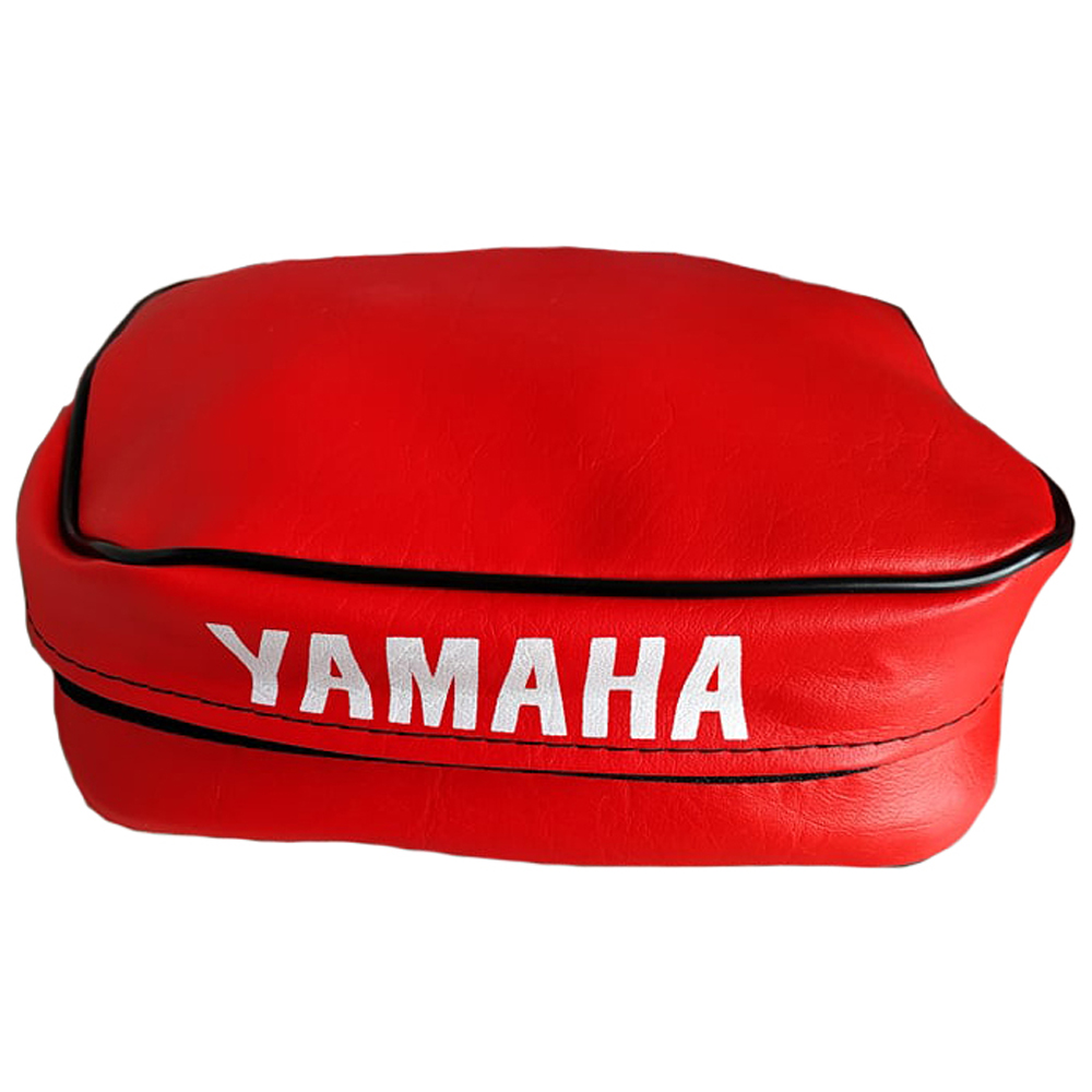Canguro Maleta Rojo Logo Yamaha Dtk Dte Calimatic Trail Rx100 Rx115 Rx125 Rx135 Rs125 Yb125 Fz16 Xtz