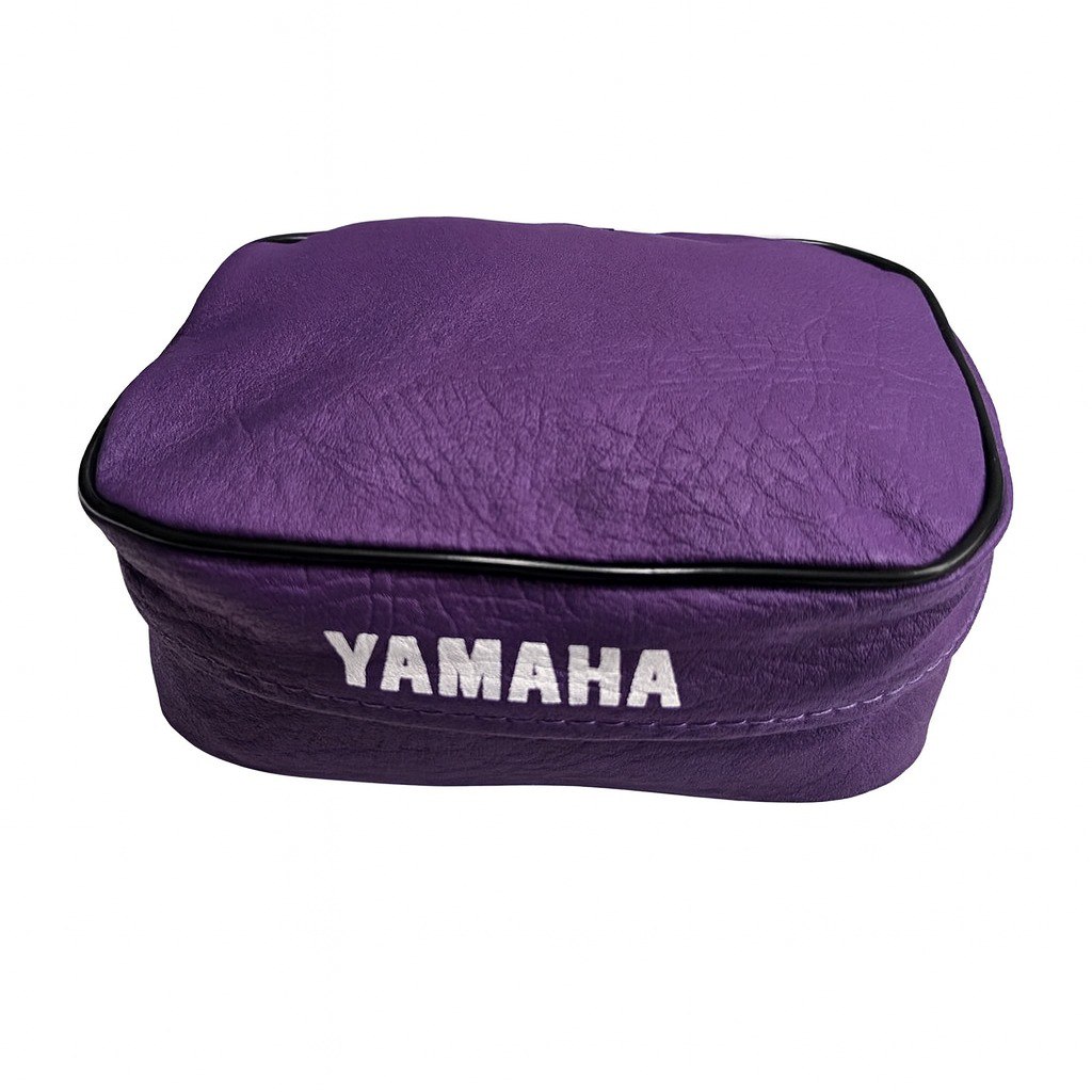 Canguro Maleta Morado Logo Yamaha Dtk Dte Calimatic Trail Rx100 Rx115 Rx125 Rx135 Rs125 Yb125 Fz16 Xtz