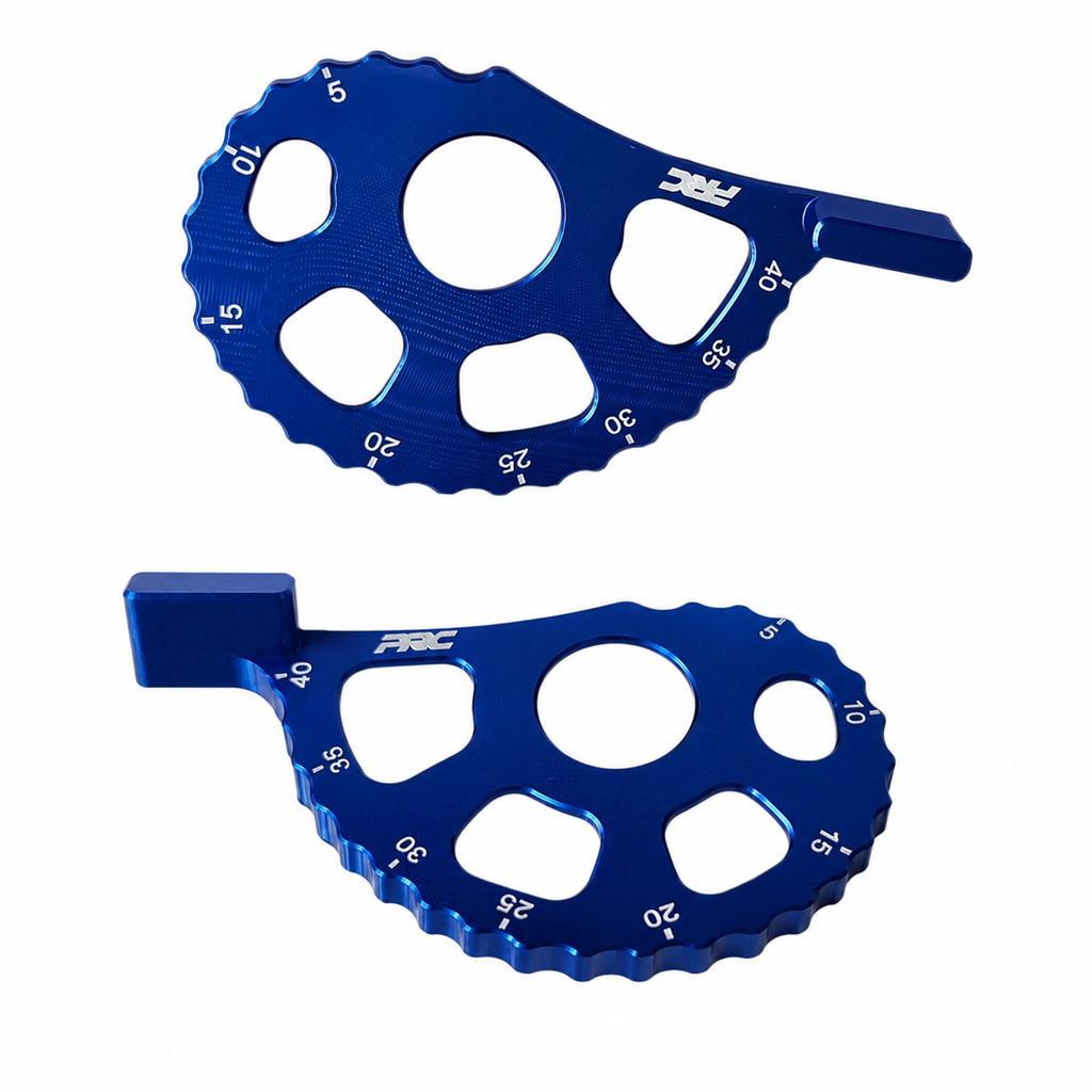 Templador Cadena Aluminio Azul Yamaha Xtz125 Dtk125 Dtk175 Dte Calimatic Par