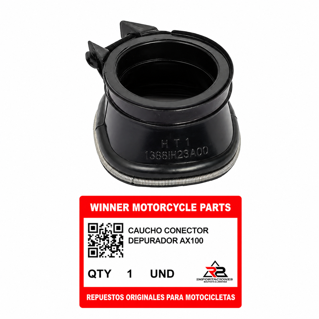Caucho Depurador Conector Filtro Carburador Suzuki Ax100