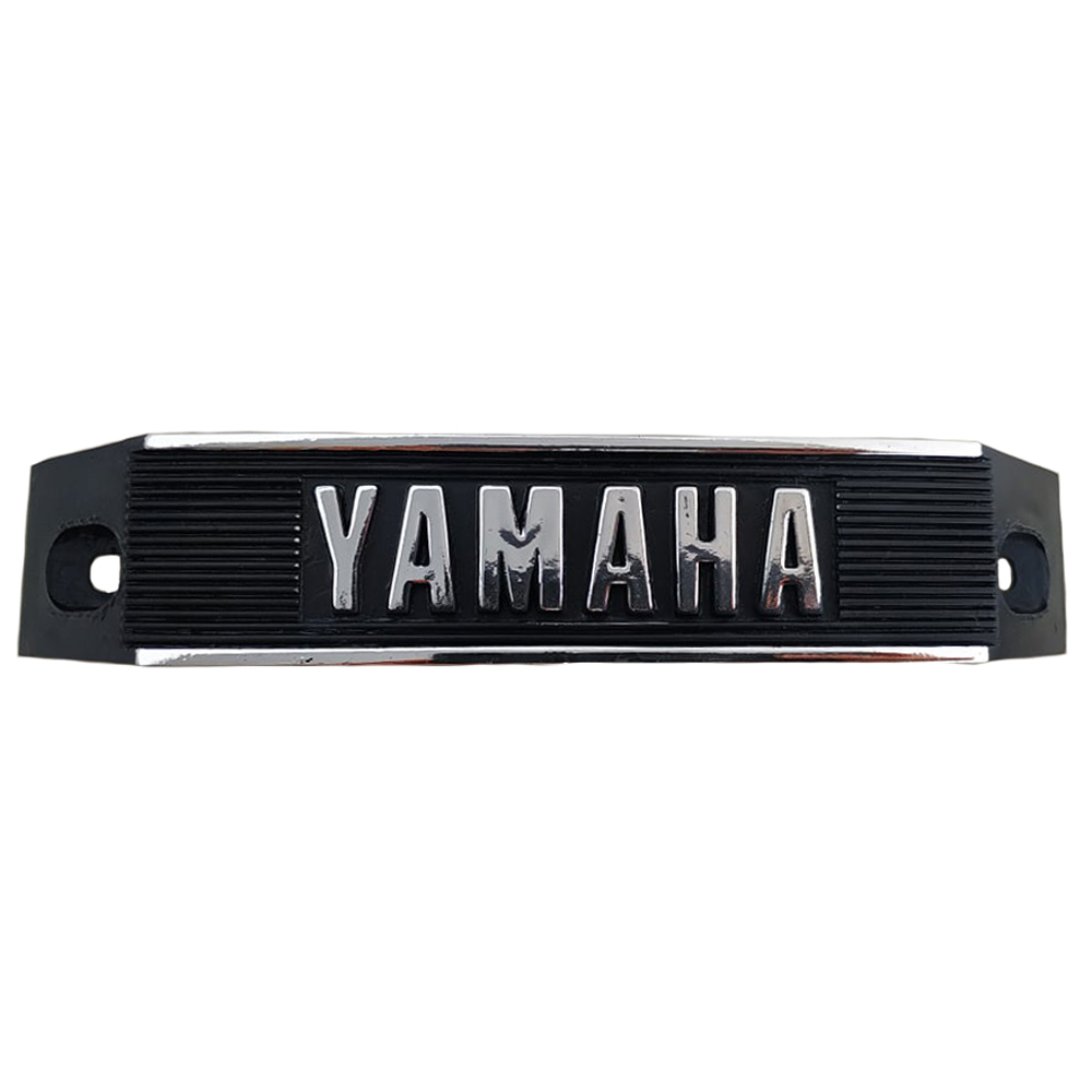 Emblema Frontal Tipo Original Cromado Yamaha Rx100 Rx115 Rx125 Rx135
