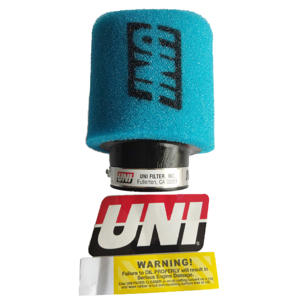 Filtro Aire Conico 1 3/4" Id X 4" Hgt 46Mm Adaptable Yamaha Dtk Uni Air Filters Azul