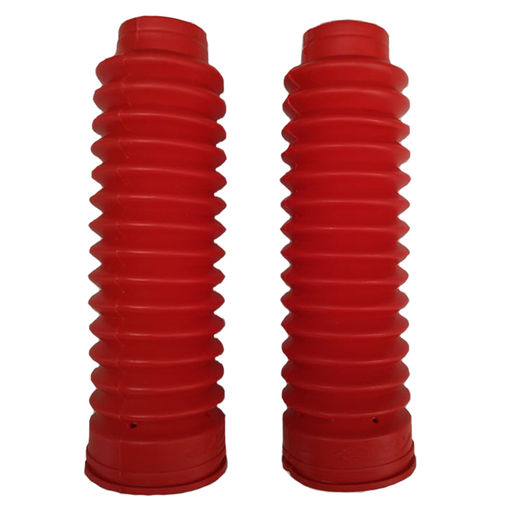 Fuelle Caucho De Barras Corto Suzuki Gn125 Ax4 Ax100 Yamaha Rx100 Rx115 Rx125 Rx135 Yb125 Bajaj rojo