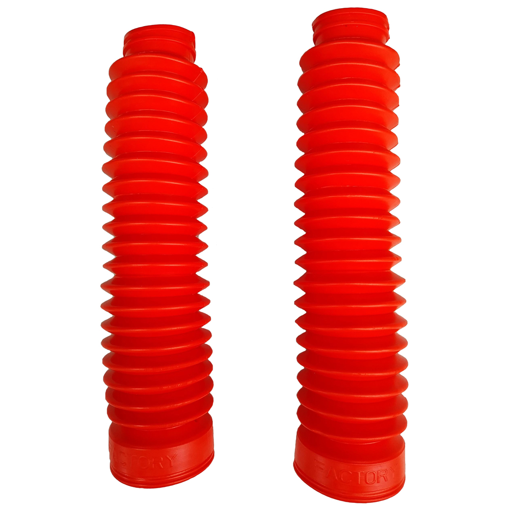 Fuelle Caucho De Barras Largo Rojo Yamaha Dtk Dte Calimatic Xtz125 Suzuki Ts125 Ts185 Honda Xl185