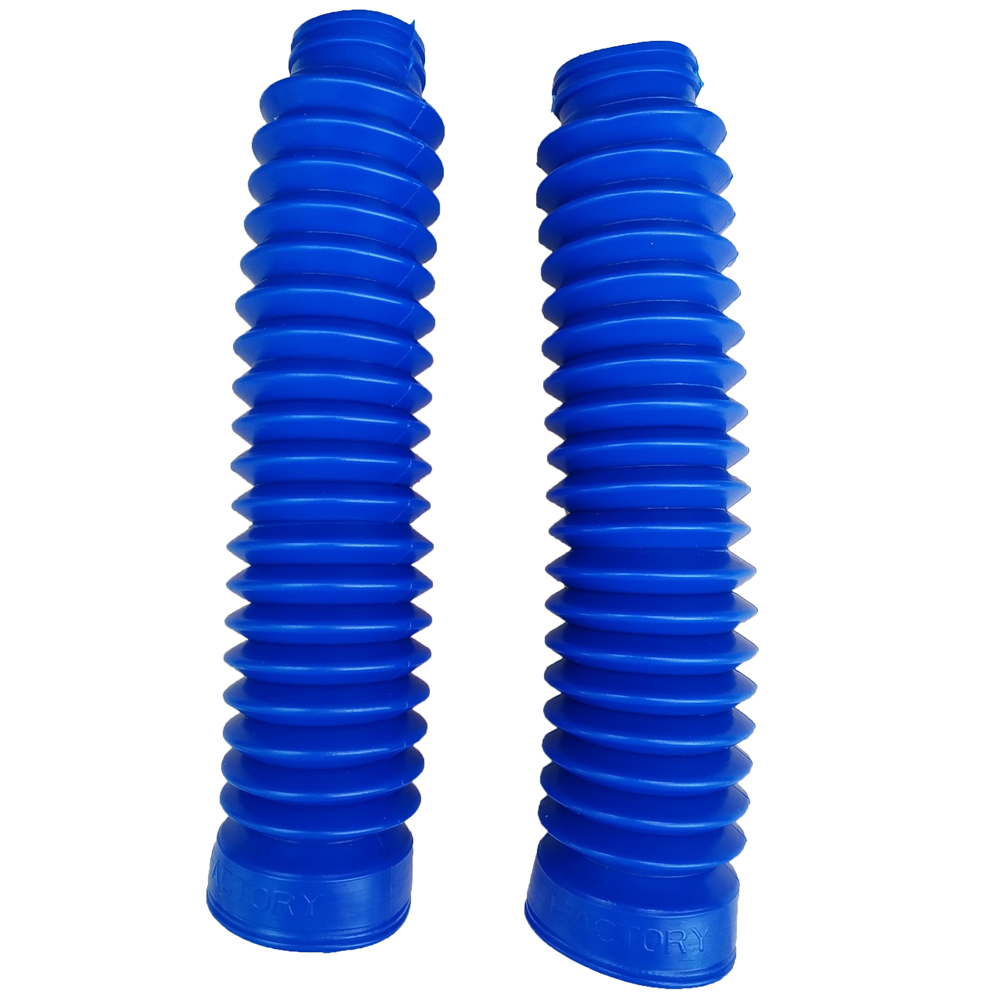 Fuelle Caucho De Barras Largo Azul Yamaha Dtk Dte Calimatic Xtz125 Suzuki Ts125 Ts185 Honda Xl185