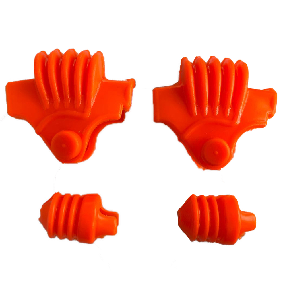 Guardapolvo Manigueta Universal Naranja Corrugado Freno Tambor Yamaha Dte Calimatic Dtk Trail Suzuki Ts185 Ts125Er 3280