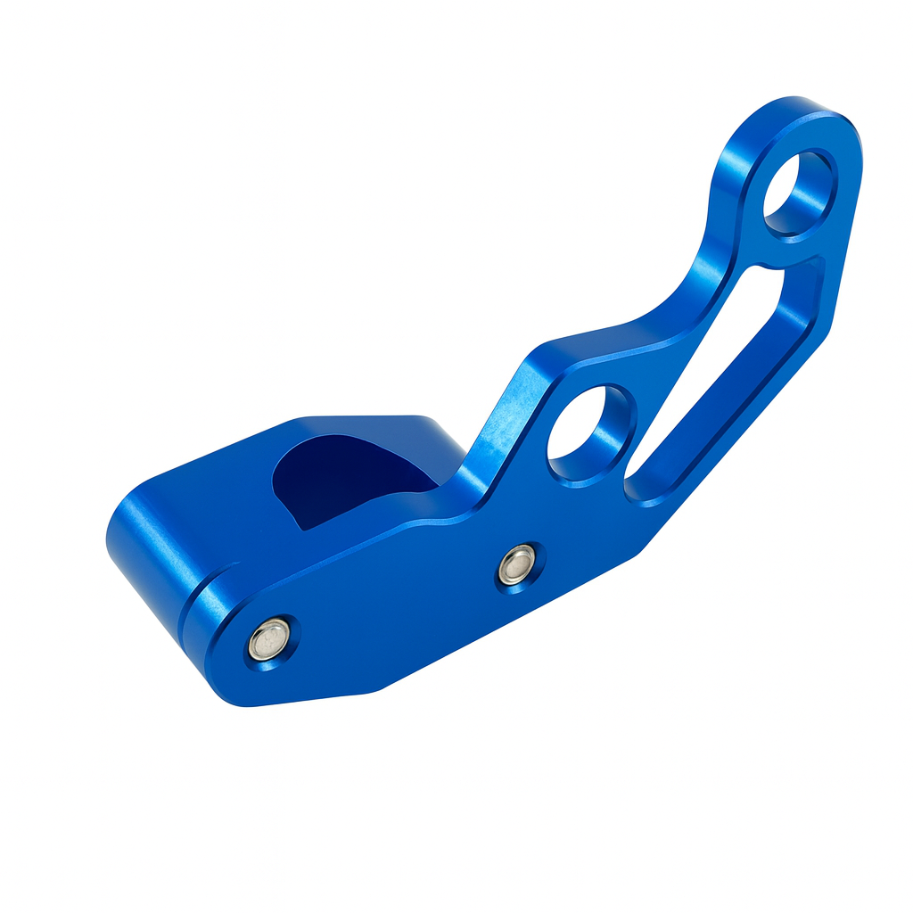 Soporte Cable Aluminio Universal Azul Yamaha Dtk Dte Calimatic Rx100 Rx115 Rx125 Rx135 Suzuki Ts125 Ts185 Ax100 Dr200 Honda Tornado Xr250
