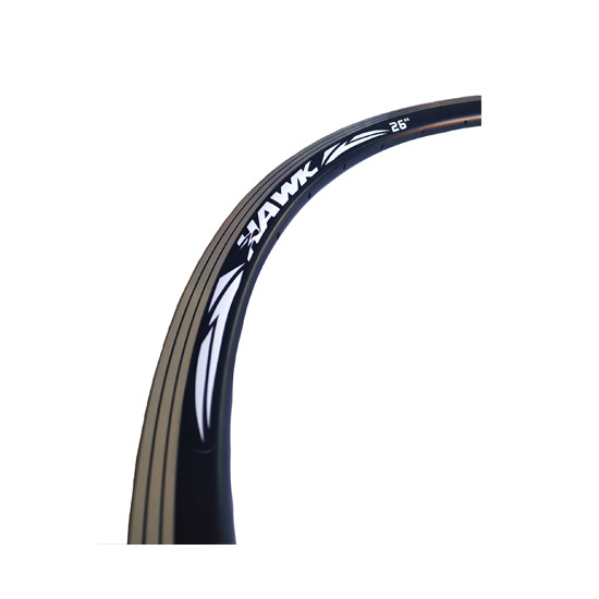 Aro Alum. 26" X 1,75 36H Doble Capa Negro Sw-19Sg