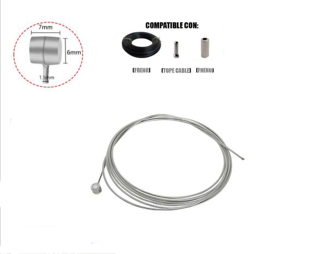 Cable Freno Posterios Mtb Solo 2.10cm