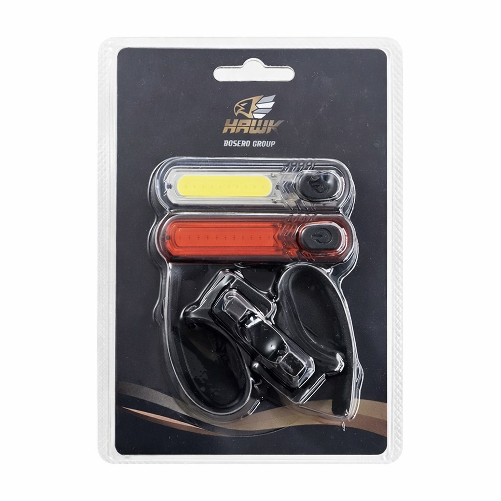 Luz Led Delantera Posterior Hank Jy-6056 Intermitente Recargable Usb