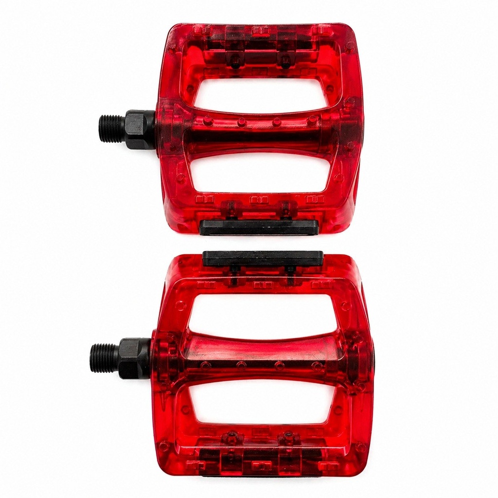 Pedal Plastico Cuadrado R / Americana Rojo