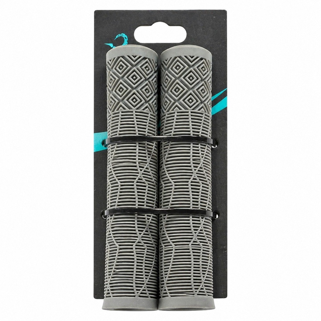 Puños Bmx 165mm Gris Goma