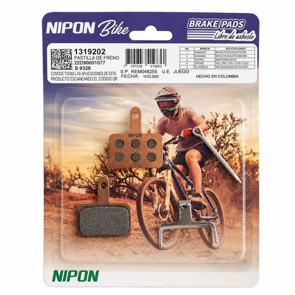 Pastilla F/Disco Shimano Bp Nipon
