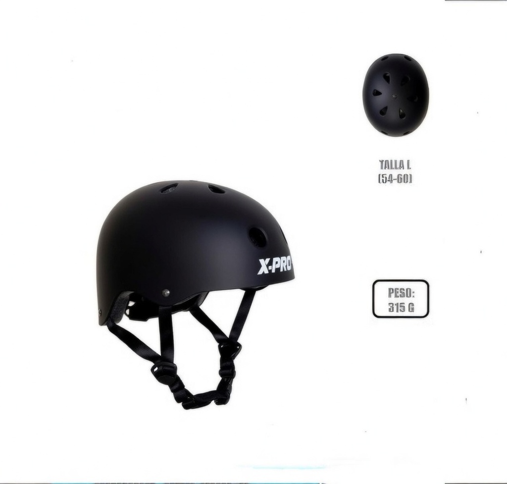 Casco Ciclismo Freestyle Negro