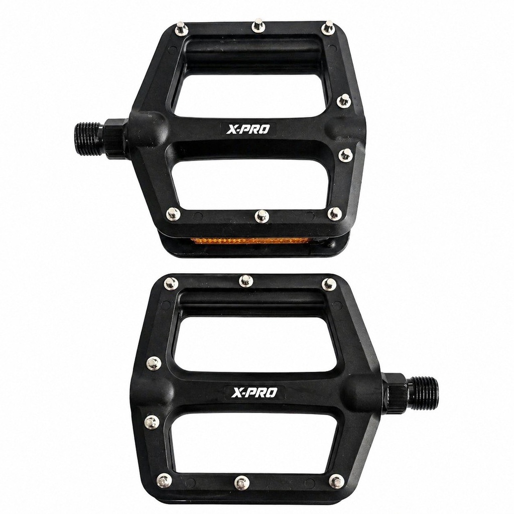 Pedal Resina 9/16 Con Tornillo Estándar Negro