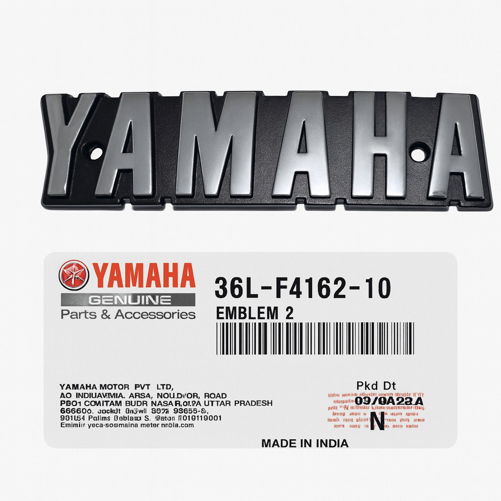 Emblema Tanque Yamaha Rx100 Rx115 Cromado 36L-F4162-10