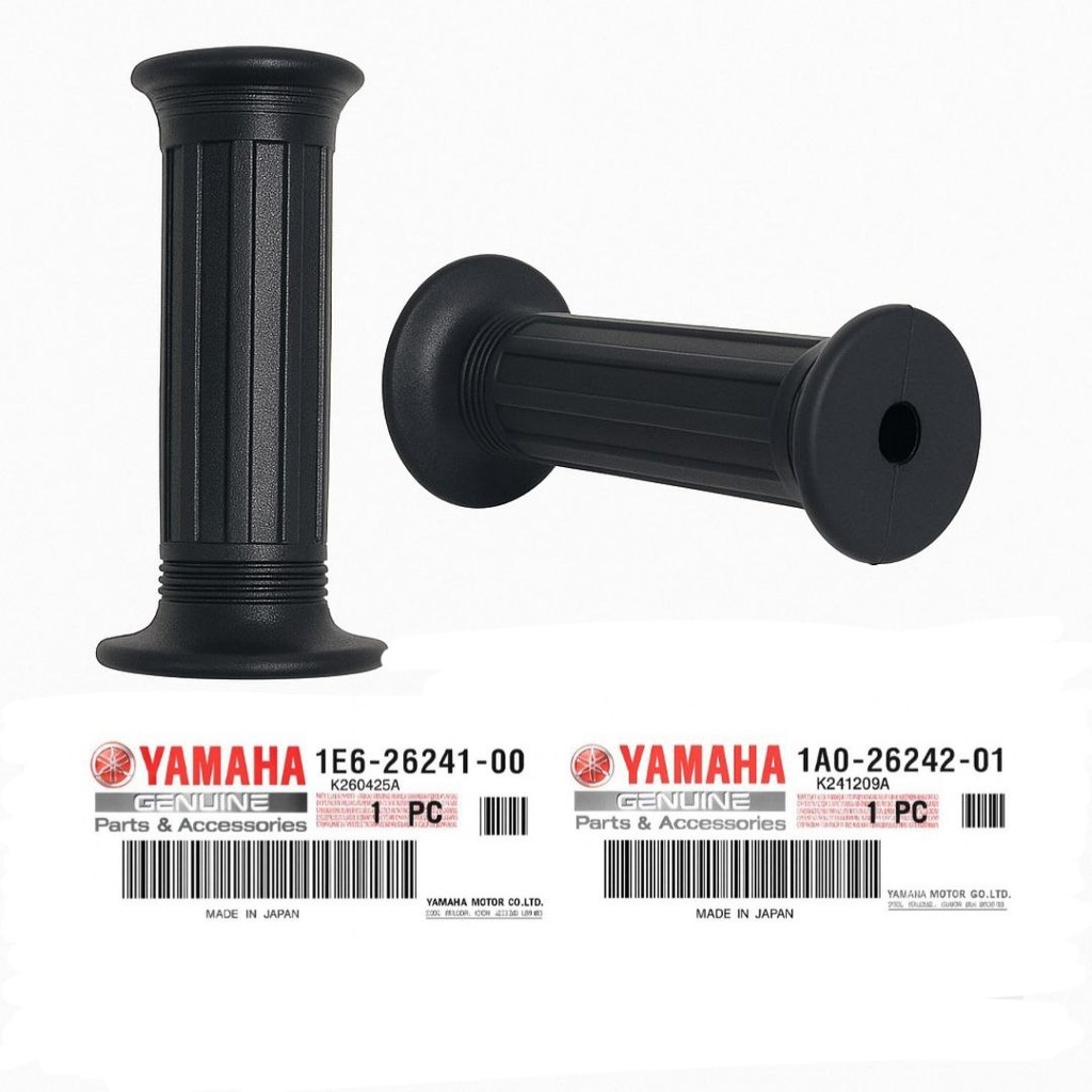 Puño Grips Manillar Yamaha Dtk175 Dtk125 Calimatic Dte Rx100 Rx115 Rx125 Rx135 1A0-26242-01 1E6-26241-00 Negro Sin Tope