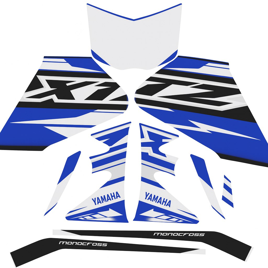 Calcomania Completa Yamaha Xtz125 Col Azul