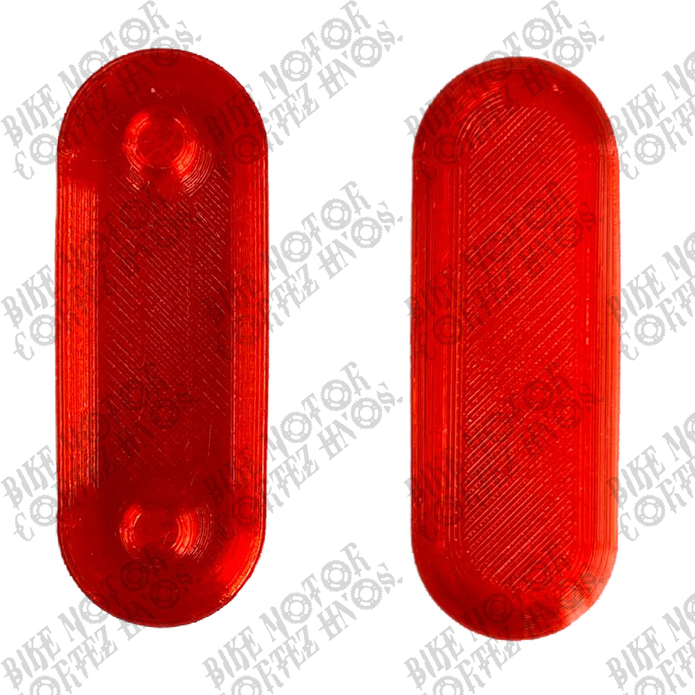 Protector Dados Perno Accutrax Par Yamaha Dtk Bws Rx100 Rx115 Xtz Rojo