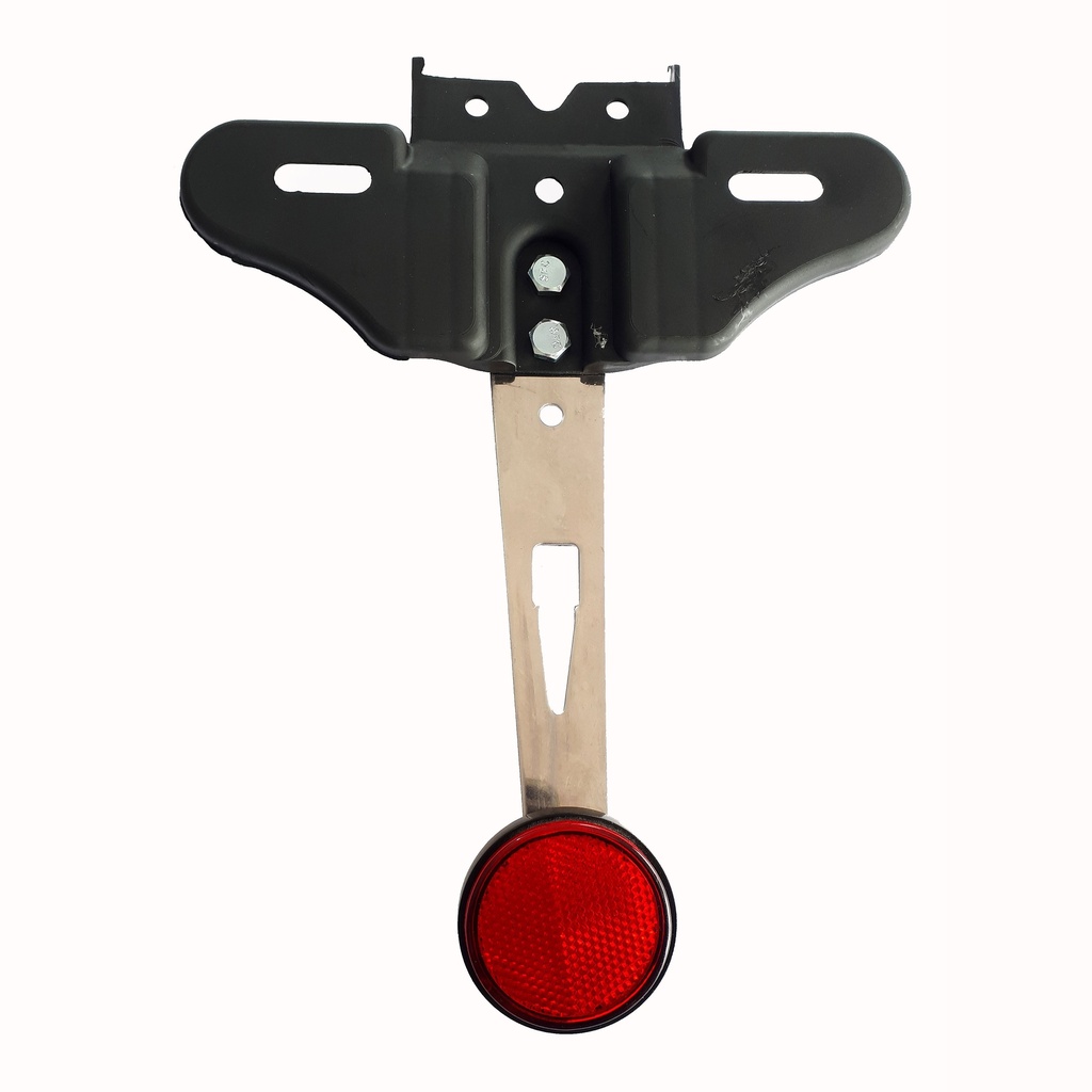 Porta Placa Yamaha Dtk Completo Brazo Cromado Imbra