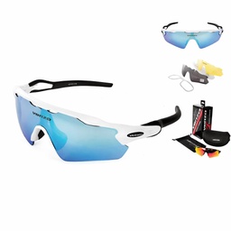 [B-0550] Gafas Venzo Vz-f27-015 Polarizada Blanco