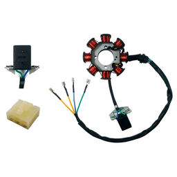 [M-4180] Bobina Campo 8 Modulos 3 Huecos 4 Cables Shineray Xy200 Gy6