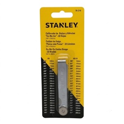 [M-4209] Calibrador De Valvula 22 Hojas Stanley
