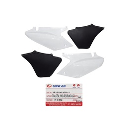 [M-4232] Tapa Cobertor Lateral Honda Xr250 Tornado Blanco 4 Pcs