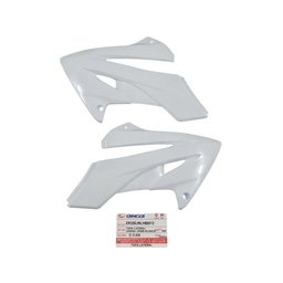 [M-4235] Tapa Cobertor Tanque Honda Xr250 Tornado Blanco Par